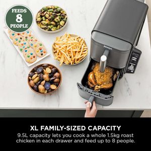 Ninja Double Stack XL Air Fryer 9.5L – Grey