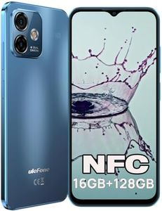 Ulefone Note 16 Pro Unlocked Cell Phones NFC, 16GB+128GB Storage, 50MP Dual Cameras, 6.52-inch Screen, Android 13, 4G LTE Phones (Blue)