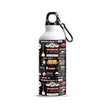 Epic Stuff - Friends TV Series - Infographic Aluminum Sports Sipper/Water Bottle I Water Bottle For Kids (750 ml) - Best Themed Gifts For Friends Fans