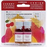 LorAnn Twin Pack Super Strength Flavoring Oils – Highly Concentrated Food Grade Extracts for Baking, Candy Making, and Beverages (Cherry)