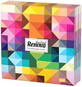 Renova Lot de 20 serviettes en papier ultra absorbantes 110 g