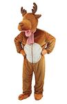 Bristol Novelty AC942 Reindeer/Moose Costume Set | Brown Big Head, 44-Inch Chest Size