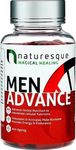 Naturesque Men Advanced Performance & Stamina Booster Strength, Immunity, & Energy Enhancer Natural Vegetarian Supplement for Vitality, Endurance, & Overall Men's Health 30 Capsules