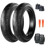 BALINGE E-Bike Fat Tire 20x4 - 2 Pack Heavy Duty High-Performance Wear-Resistant Mountain Snow Bike Tires With Tubes and Levers - Black