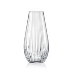 Crystal Vase - "Waterfall" - Lead Free Crystal Glass Vase - Great for Flowers, Bouquets or as a Decoration (25cm)