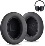 Premium Replacement HD 4.50BT HD 4.50 ear pads cushions compatible with Sennheiser HD 4.50BT HD 4.50 HD 4.50BTNC HD 4.50SE HD 4.40BT HD 4.30G HD 458BT HD 400S HD 4.20S and HD 350BT Headphones (Black). Premium Protein Leather / High-Density Foam