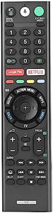 RMF-TX310P Voice Remote Control Compatible with Sony Smart Android TV KD-55A8G KD-65A8G KD55A8F KD55A9F KD65A8F KD65A9F KD75Z9F KD-43X8000G Replacement Controller with Netflix Google Play Buttons