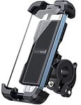 Motorcycle Phone Mount, Bike Phone Holder - Lamicall Adjustable Cell Phone Bike Holder, Bicycle Scooter Handlebar Phone Cradle Clip for iPhone 14 15 Pro Max, iPhone 13 12, Galaxy, 4.7-6.8" Phones