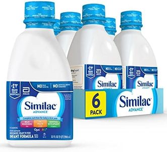 Similac Advance Infant Formula With Iron, Ready-to-Feed Baby Formula, 32-fl-oz Bottle, Pack of 6