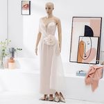 FDW Female Mannequin 69 Inches Mannequin Torso Adjustable Dress Form Mannequin Stand Sewing Mannequin Mannequin Body Dress Model Full Body Plastic Detachable Mannequin Stand Display Mannequin Head