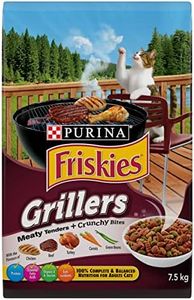 Friskies Grillers Tenders & Crunchy Bites Dry Cat Food - 7.5 kg Bag