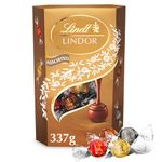 Lindt Lindor Assorted Chocolate Truffles Box Large - Approx 26 balls, 337g - Chocolate Truffles with a Smooth Melting Filling - Gift or Sharing box - Birthday, Celebrations, Congratulations, Thank you