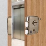 Godrej Rim Lock I Centaur EXS+ I 1CK Latchbolt I for Inside/Outside Opening Door & Left/Right Handed Doors I 4 Keys I 15 Years Warranty I Auto Locking I Free Installation* (Antique Brass)