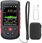 BTNTA Geiger Counter Nuclear Radiation Detector, Portable Handheld Rechargeable Dosimeter with Large Color LCD Display, Detects Beta Gamma X-ray, with Multiple Alarm Modes, 0.0μSv-500mSv