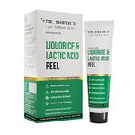 Dr. Sheth's Liquorice & 8.8% Lactic Acid (AHA) Chemical Peel For Even-Toned, Glowing Skin With 2% Niacinamide, Calendula Extract, AHA Peeling Solution For Face, Chemical Exfoliator For Unisex, 30g