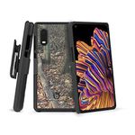 BELTRON Galaxy XCover Pro Case with Clip, Heavy Duty Case with Swivel Belt Clip for Samsung Galaxy XCover Pro G715 (AT&T FirstNet) Features: Secure Fit & Built-in Kickstand (Camouflage)