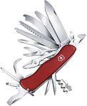 Victorinox Work Champ Swiss Army Knife, Large, Multi Tool, 31 Functions, Large Locking Blade, Red