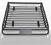 Roof Rack Basket, 50"x38" Heavy Duty Steel Universal Rooftop Cargo Carrier Basket, 165 LBS Load Capacity Car Roof Basket for SUV Truck Cars