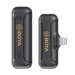 BOYA BY-WM3T2 Wireless Lavalier Microphone for iPhone iPad, Plug Play Lapel Clip On Mic, Cordless Omnidirectional Mini Condenser Mic for Interview Video Podcast Vlog YouTube Recording (TX+RX)