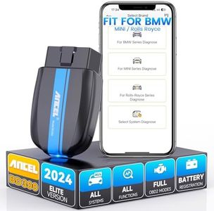 ANCEL BD300 OBD2 Scanner Bluetooth Fits for BMW Full System Code Reader Fits for BMW Diagnostic Tool with Battery Registration Tool Service EPB CBS ETC ABS Airbag & Powerful OBD2 Scanner for All Cars