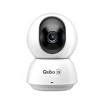 Qubo Smart 360 Ultra 2K 4MP 1440p WiFi CCTV Security Camera for Home from Hero Group | Mobile App | Two Way Talk | Night Vision | Cloud & SD Card Recording | Made in India | Alexa & OK Google |