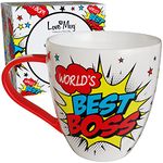 Love Mug®: Funny Boss Gifts - Best Boss Mug - Worlds Best Boss Gift for Christmas