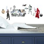 RoomMates RMK3633SCS Star Wars Viii Peel & Stick Wall Decals, Na, 9 X 17.375