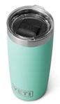 YETI Rambler Tumbler, Vaccum Insulated Stainless Steel Tumbler with Magslider Lid, Seafoam, 10 oz (296 ml)