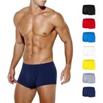 Arjen Kroos Men's Silk Underwear Tagless Sexy Underpants Bulge Pouch Boxer Briefs,Royal Blue-AK7010,Large