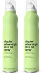 Vilgain Organic Extra Virgin Olive Oil Spray (200 ml) – For Spraying, Cold-Pressed Edible Oil Without Additives, Low-Calorie Cooking Spray For Pan Salad & Grill, Natural Aroma (Pack of 2)