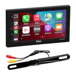 BOSS Audio Systems BCPA9685RC Car Audio Stereo System Apple CarPlay Android Car 6.75 Inch Double DIN Touchscreen Bluetooth Audio and Call Head Unit AM/FM Radio Receiver USB Backup Camera