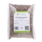 Mimea Milk Thistle Seeds Whole | 1kg | Quality Ingredients | Natural | No Additives | Liver Support