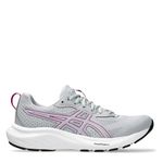 ASICS Womens Contend 9 Road Running Shoes Grey/Purple 6