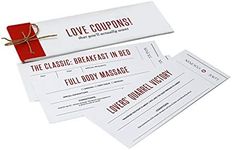 Confetti! Collections Love Coupons For Him Or Her, Husband, Wife, Boyfriend, Girlfriend Or Couples. Unique Romantic Valentines Day, Christmas Or Birthday Gift - 15 Unique Cards