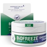 Biofreeze® Cream, Menthol Overnight Muscle Pain Relief Cream for Lower Back Pain Relief, Shoulder Pain & Neck Pain Relief, Knee Pain Relief, Arthritis Pain Reliever, FSA HSA Eligible, 3 oz Jar