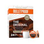 The Original Single-Serve Pods, Medium Roast, 24 Count, Bulletproof Keto, 100% Arabica Coffee, Certified Clean Coffee, Rainforest Alliance, Sourced from Guatemala, Colombia & Brazil