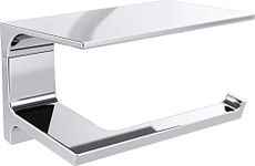 Delta Pivotal Toilet Paper Holder with Shelf, Polished Chrome, Bathroom Accessories, 79956 6.93 x 3.94 x 3.5 Inches