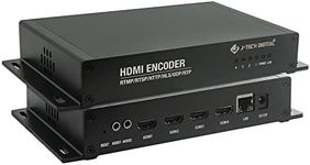 J-Tech Digital 4 Ports H.264 HDMI Video Encoder for Live Streaming Supports 4K 30Hz YouTube Live Facebook Twitch [JTECH-ENCH44]