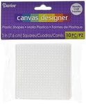 Darice 33018 Square Plastic Canvas, Clear, 16 x 12 x 1.5 cm