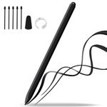 COMeap Remarkable 2 Pen with Digital Eraser, 4096 Pressure Sensitivity and Palm Rejection, Magnetic Stylus Pen Replacement for EMR Tablet Like Kindle Scribe/BOOX/Wacom, Tilt Support with 5 Pen Tips