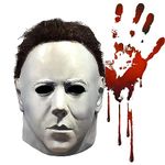 Applysu Michael Myers Mask, Horror Costume Mask for Adults, Halloween Party Prop, Unisex