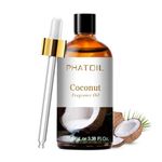 PHATOIL Coconut Fragrance Oils for Aromatherapy, Essential Oils for Diffusers for Home, Perfect for Candle Making, Soap Making and DIY Scented Products - 100ml