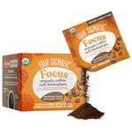Four Sigmatic Think Instant Mushroom Coffee | Arabica Instant Coffee Singles with Lion's Mane, Chaga and Rhodiola | Organic Mushroom Coffee Instant Mix for Better Focus and Immune Support | 10 Packets