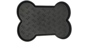 The Pets Company Waterproof Anti Spill Dog Food Mat, Plastic Bone Tray for Dogs and Cats, Color May Vary