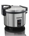 Proctor Silex Commercial 37560R Rice Cooker/Warmer, 60 Cups Cooked Rice, Non-Stick Pot, Hinged Lid, Stainless Steel Housing