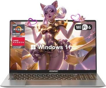 ACEMAGIC 2025 Laptop, Laptop with AMD Ryzen 7 5700U (8C/16T, Up to 4.3GHz), 16GB RAM 512GB NVMe SSD Laptop Computer, Radeon RX Vega 8 Graphics, 16.1-inch FHD Display, WiFi 6, Backlit KB