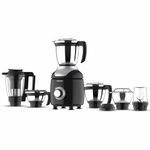 Butterfly ZieraChrome 750 Watt Mixer Grinder | 6 Jars | Coarse Grinding Jar| Uniform Grinding-Tornado Blade & Lid | Long Lasting Annealed SS Jars | Torx21 Motor| Juicer/Blender Jar | 5 Years Warranty