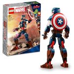 LEGO Marvel Captain America Construction Figure 76258 Building Toy Set (310 Pcs),Multicolor