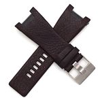 32mm Genuine Leather Watch Strap Band Fits for Diesel DZ1430 DZ1215 DZ1453 DZ1273 DZ4246 DZ1216, Minimalist