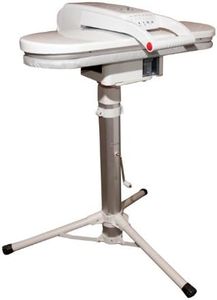 Steam Press by Speedypress (Regular Size - 64cm x 27cm, with Telescopic Height-Adjustable Press Stand) + Free Extra Cover & Foam (RRP £35.00)